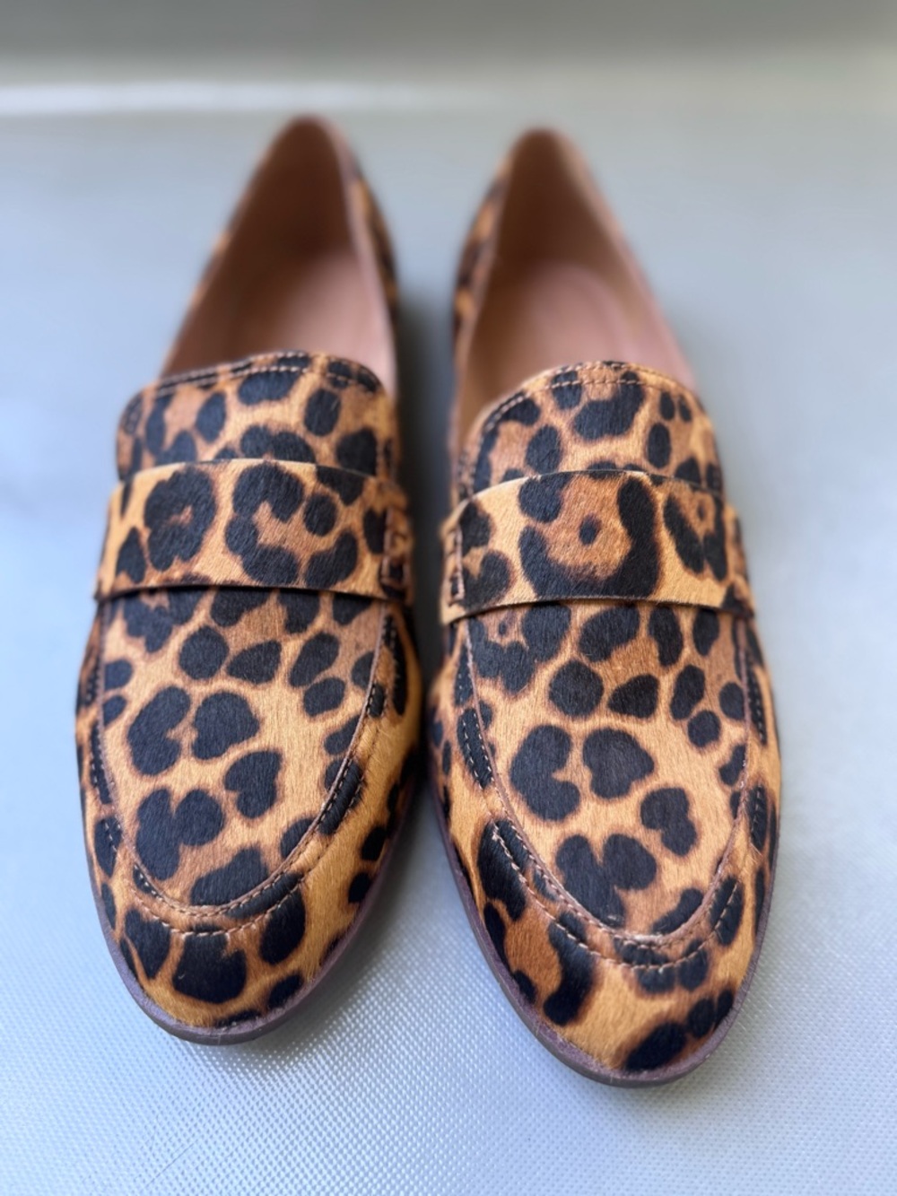 Madewell The Alex Loafer in Leopard Calf Hair - Picture 6 of 8